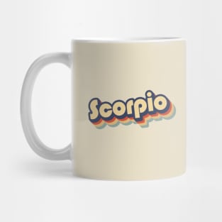 Scorpio Retro '70s Mug